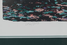 Load image into Gallery viewer, R Byrom The Light Under the Boughs Signed Limited Edition Print Framed 50x37

