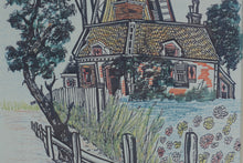 Load image into Gallery viewer, Alex McAdam The Mill 1987 Framed Art Print Pottery Barn Frame
