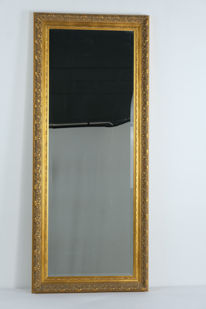 The Baroque Baroness – Ornate Gold Full-Length Mirror (26