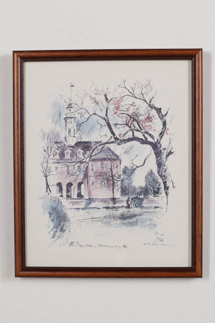 The Capital Williamsburg - John Haymson Watercolor