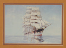 Load image into Gallery viewer, “The Loch Etive” – Vintage Framed Ship Print with Historical Note
