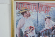 Load image into Gallery viewer, Renoir Luncheon of the Boating Party Framed Art Print Gold Frame Wall Decor
