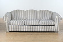 Load image into Gallery viewer, The McRae Sleeper Sofa – Striped Elegance
