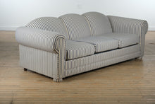Load image into Gallery viewer, The McRae Sleeper Sofa – Striped Elegance
