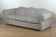Load image into Gallery viewer, The McRae Sleeper Sofa – Striped Elegance
