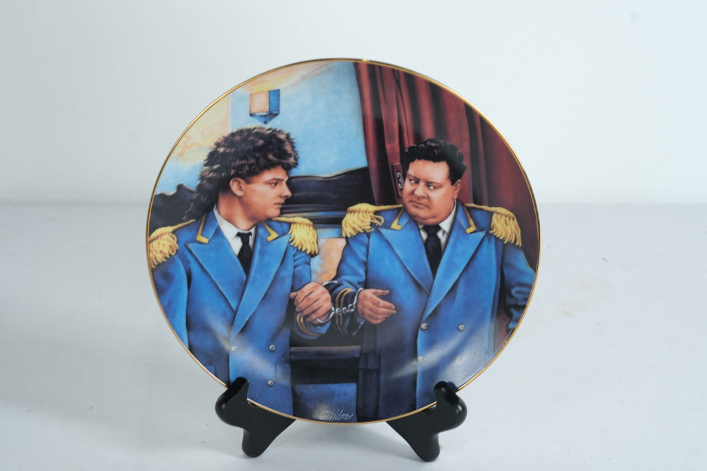 The Honeymooners “The Only Way to Travel” Collector Plate – 7th Issue, 1987 Hamilton Collection – COA, Free Shipping