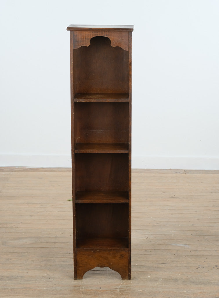 Vintage Thin Pine Bookcase – 48
