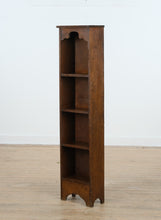 Load image into Gallery viewer, Vintage Thin Pine Bookcase – 48&quot; Tall
