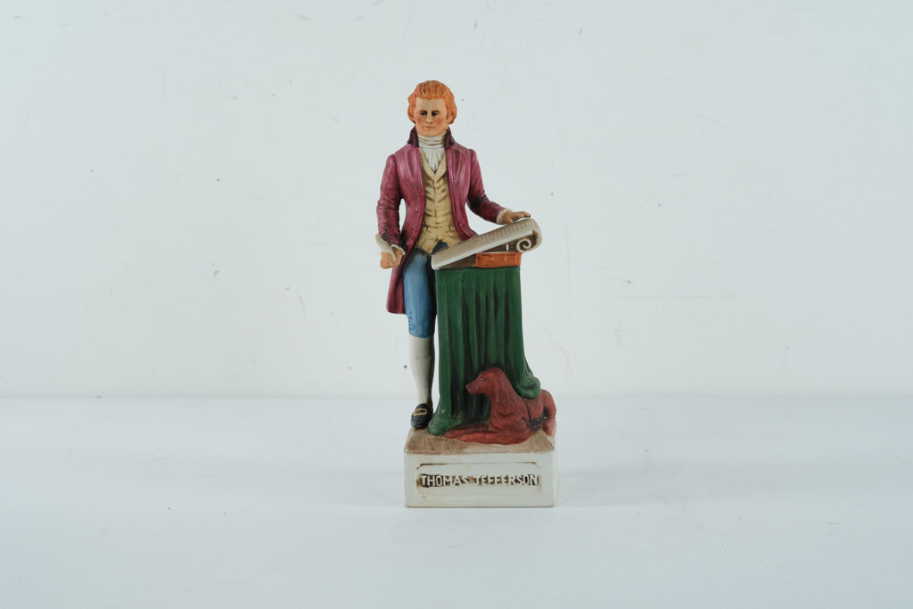 Porcelain Thomas Jefferson Decanter McCormick Whiskey