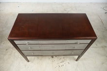 Load image into Gallery viewer, Thomas O’Brien Century Furniture Three-Drawer Shagreen and Mahogany Chest
