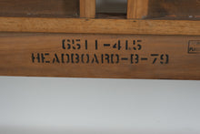 Load image into Gallery viewer, Vintage Thomasville Tamerlane Queen Headboard with Bed Frame, 1970
