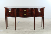 Load image into Gallery viewer, Thomasville Mahogany Federal Style Sideboard Buffet Credenza with Brass Hardware - Online Only
