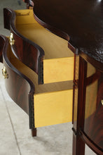 Load image into Gallery viewer, Thomasville Mahogany Federal Style Sideboard Buffet Credenza with Brass Hardware - Online Only
