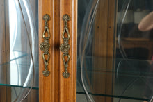 Load image into Gallery viewer, Thomasville Fine Burl Wood China Cabinet and Display Hutch

