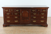 Load image into Gallery viewer, Thomasville Collector's Cherry Triple Dresser with Center Cabinet Storage
