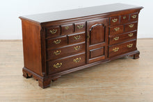 Load image into Gallery viewer, Thomasville Collector's Cherry Triple Dresser with Center Cabinet Storage
