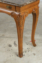 Load image into Gallery viewer, Thomasville Marble Top Console Table with Drawers
