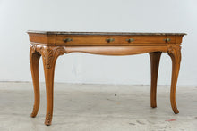 Load image into Gallery viewer, Thomasville Marble Top Console Table with Drawers

