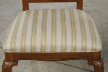 Load image into Gallery viewer, Thomasville Solid Wood Dining Table with 8 Cane Back Chairs and 2 Leaves
