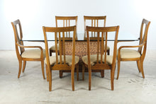 Load image into Gallery viewer, Thomasville Impressions Glass Top Dining Set with 6 Chairs and Bench
