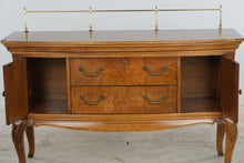 Load image into Gallery viewer, Thomasville Solid Wood Burl Dining Server Buffet
