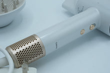 Load image into Gallery viewer, Tideway Model M01 Hair Dryer – Ionic 1500W Professional Blow Dryer with Diffuser – White/Gold – Gently Used
