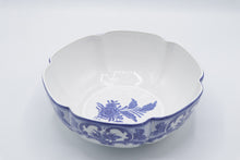 Load image into Gallery viewer, Tiffany and Co Tiffany Delft 1996 Blue White Porcelain Serving Bowl Portugal
