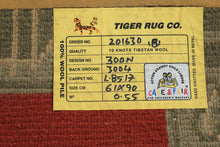 Load image into Gallery viewer, Tiger Rug Co Tibetan Wool Hand Knotted Nepal Rug 35 x 24
