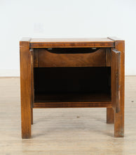 Load image into Gallery viewer, Mid-Century Tiki Brutalist Nightstand by United Furniture

