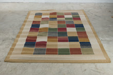 Load image into Gallery viewer, Geometric Block Area Rug Multicolor Modern Machine Made Carpet
