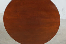 Load image into Gallery viewer, Traditional Mahogany Tilt Top Pedestal Accent Table with Queen Anne Base
