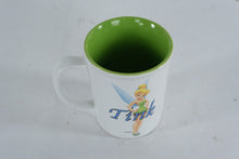 Load image into Gallery viewer, Disney Store Tinker Bell Coffee Mug Green Interior Large Ceramic Mug
