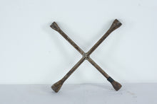 Load image into Gallery viewer, Vintage 4-Way Lug Wrench / Cross Tire Iron – Heavy-Duty Steel Automotive Tool
