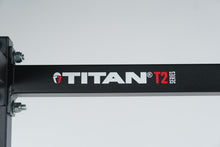 Load image into Gallery viewer, Titan Fitness T2 Series Power Rack Flat Bench Olympic Barbell Home Gym Set
