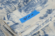 Load image into Gallery viewer, Blue White Chinoiserie Toile Cloth Napkins Set of 10 18 Inch Asian Scenic Print
