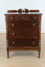 Load image into Gallery viewer, Tomlinson Solid Wood Chest of Drawers with Gallery Back
