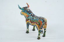 Load image into Gallery viewer, Barcinos Toro Mosaic Bull Figurine Barcelona Style 5 Inch
