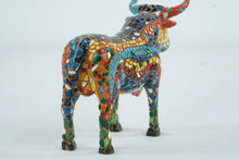 Load image into Gallery viewer, Barcinos Toro Mosaic Bull Figurine Barcelona Style 5 Inch

