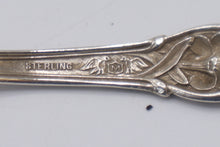 Load image into Gallery viewer, Towle King Richard Sterling Silver Floral Bowl Serving Ladle 1932

