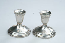 Load image into Gallery viewer, Towle Sterling Silver 701 Weighted Candlestick Holders Pair 3 5 Inch
