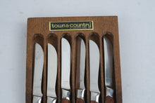 Load image into Gallery viewer, Vintage Washington Forge Town and Country Fleetwood Steak Knives Set of 6 Japan
