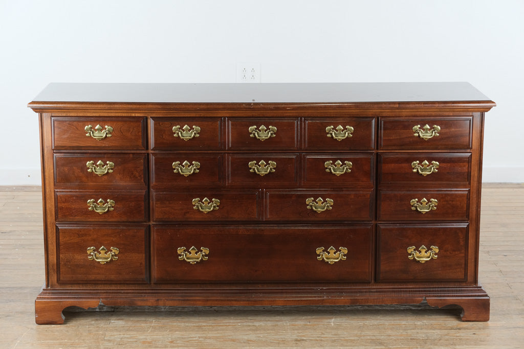 Traditional Cherry Chippendale Dresser by American Drew