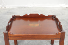 Load image into Gallery viewer, Tray Top Side Table with Center Medallion
