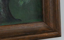 Load image into Gallery viewer, “Willow in Stillness” – Original Oil Painting, Signed Landscape in Wood Frame
