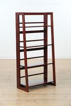 Load image into Gallery viewer, Foldable Triangle Wooden Shelf – 23” Wide x 12” Deep x 48” Tall
