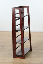 Load image into Gallery viewer, Foldable Triangle Wooden Shelf – 23” Wide x 12” Deep x 48” Tall
