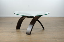 Load image into Gallery viewer, Magnussen Home Allure Pie Shaped Glass Top Coffee Table – T1396-65

