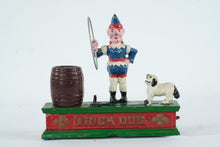 Load image into Gallery viewer, Vintage Trick Dog Mechanical Bank Cast Iron Style Coin Bank Taiwan
