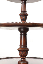 Load image into Gallery viewer, Triple Tiered Mahogany Display Table
