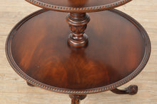 Load image into Gallery viewer, Triple Tiered Mahogany Display Table
